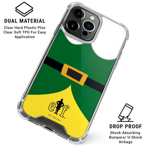 Elf Buddys Outfit iPhone 15 Pro Clear Case